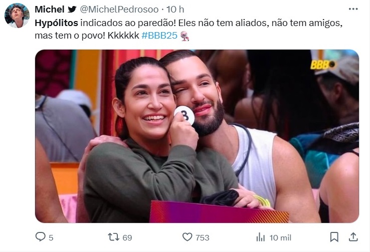 Diego Hypolito no BBB25