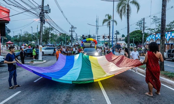 Parada LGBT em Rio Branco, no Acre