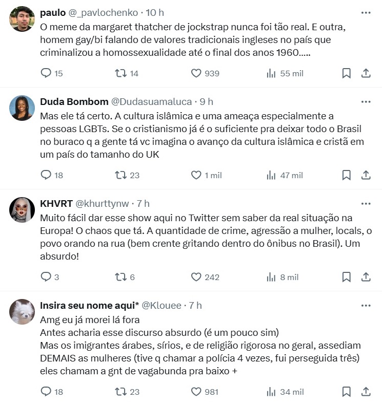 Muçulmanos e gays no Twitter