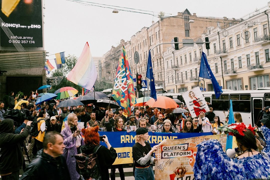 Parada gay LGBT na Ucrânia em 2024